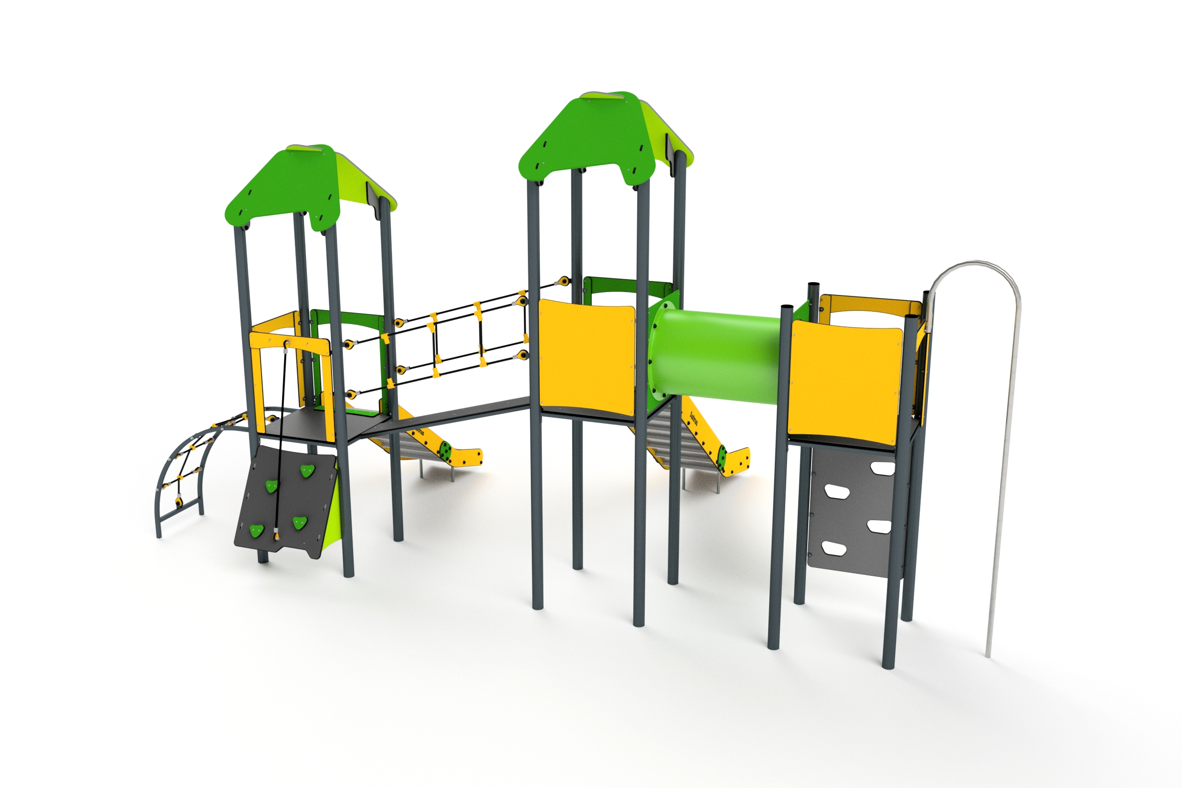 11062 zielony zolty bialy limonka B