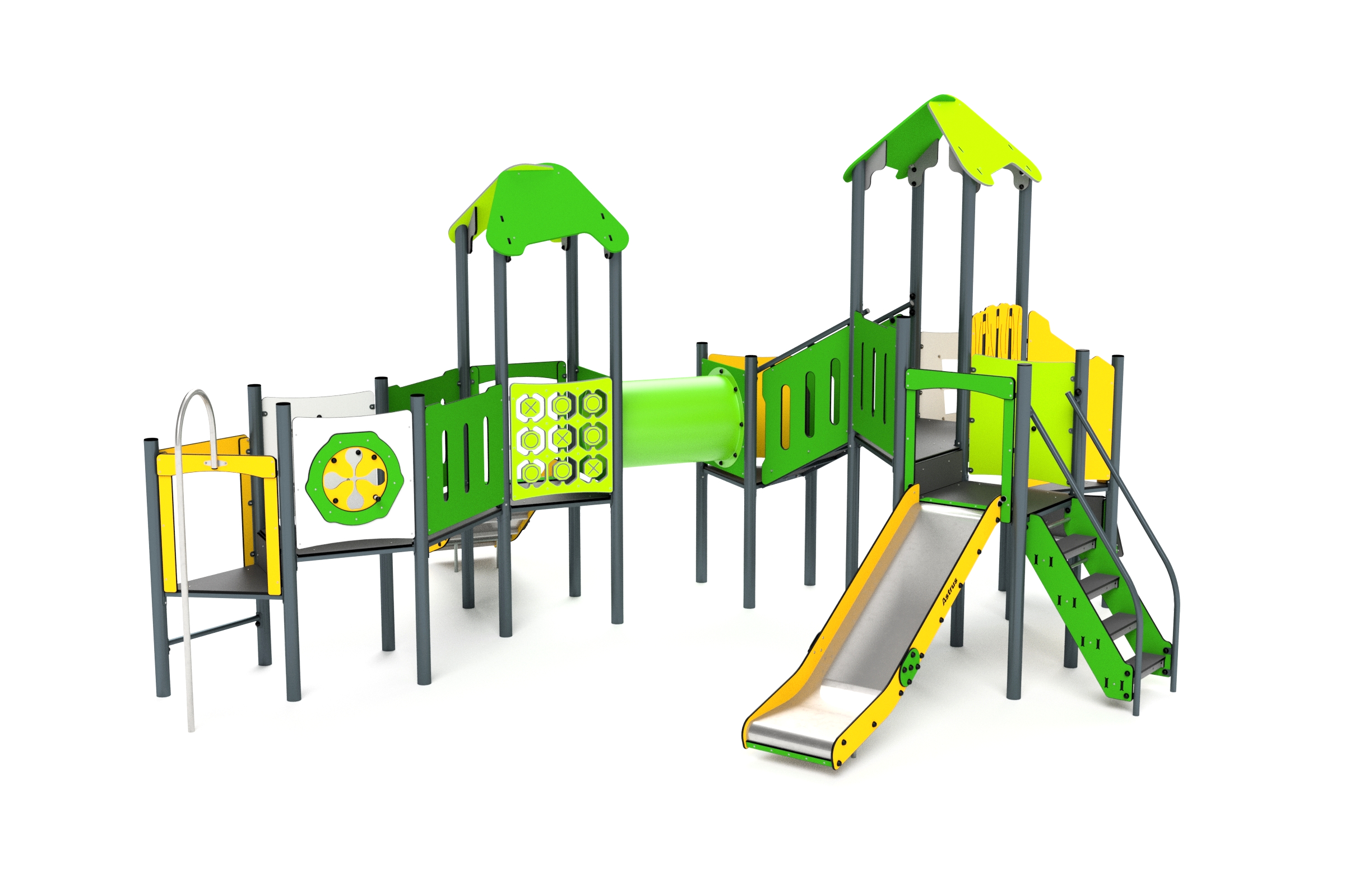 11077 zielony zolty bialy limonka B