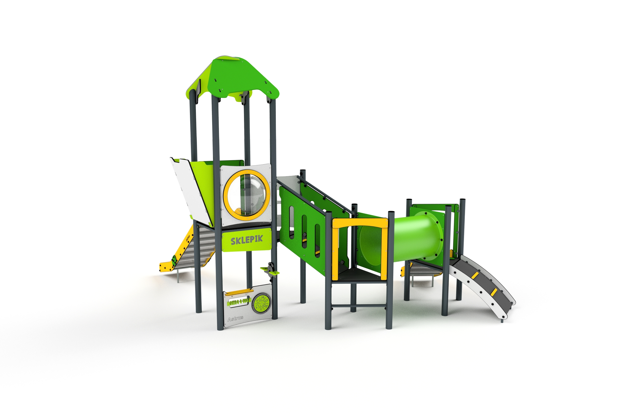 11080 zielony zolty bialy limonka B