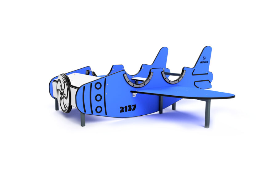 3710S Samolot wolnostojacy A niebieski