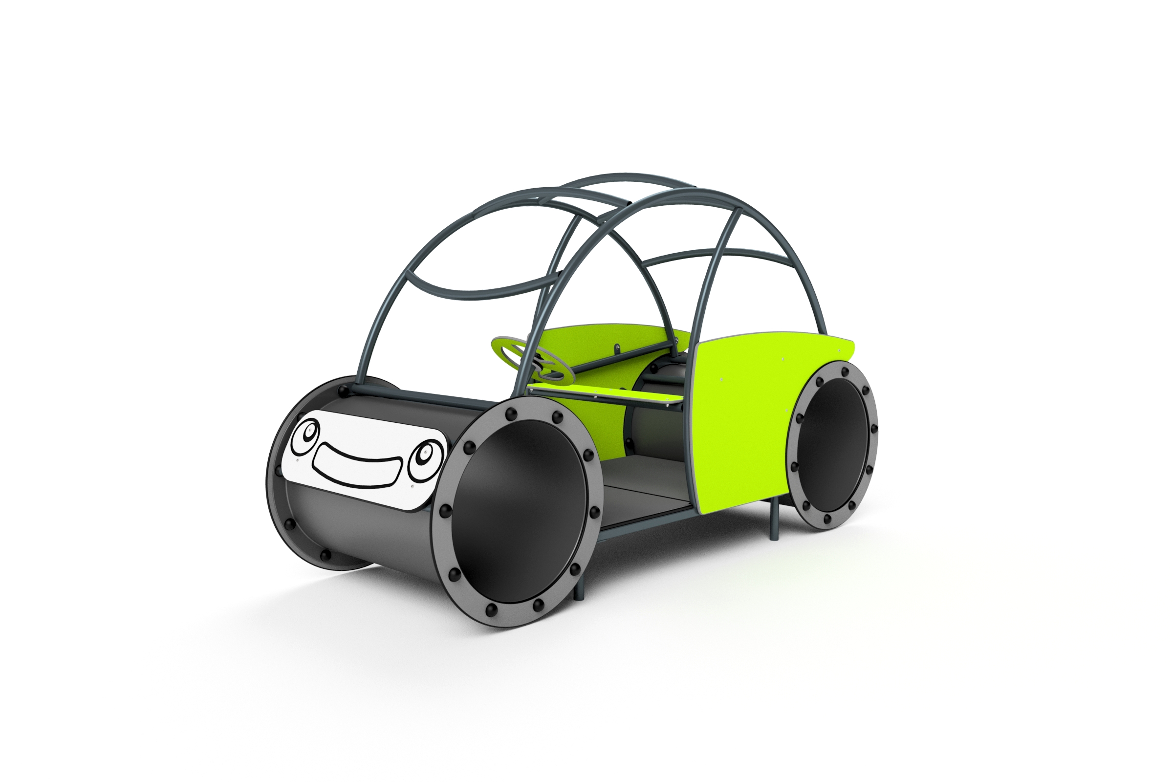 3007S A grafit bialy limonka