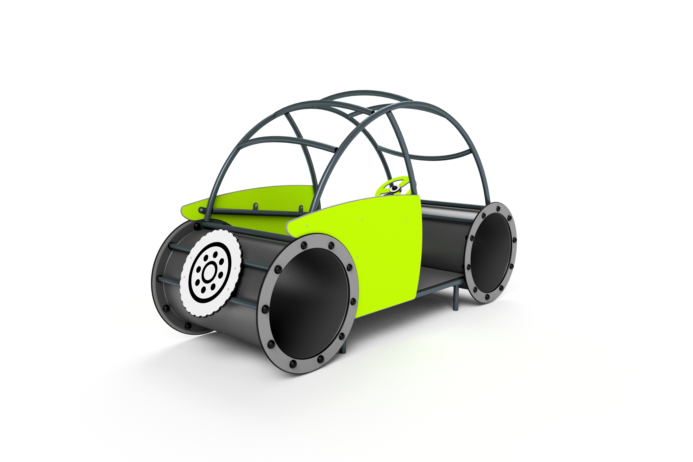 3007S B grafit bialy limonka