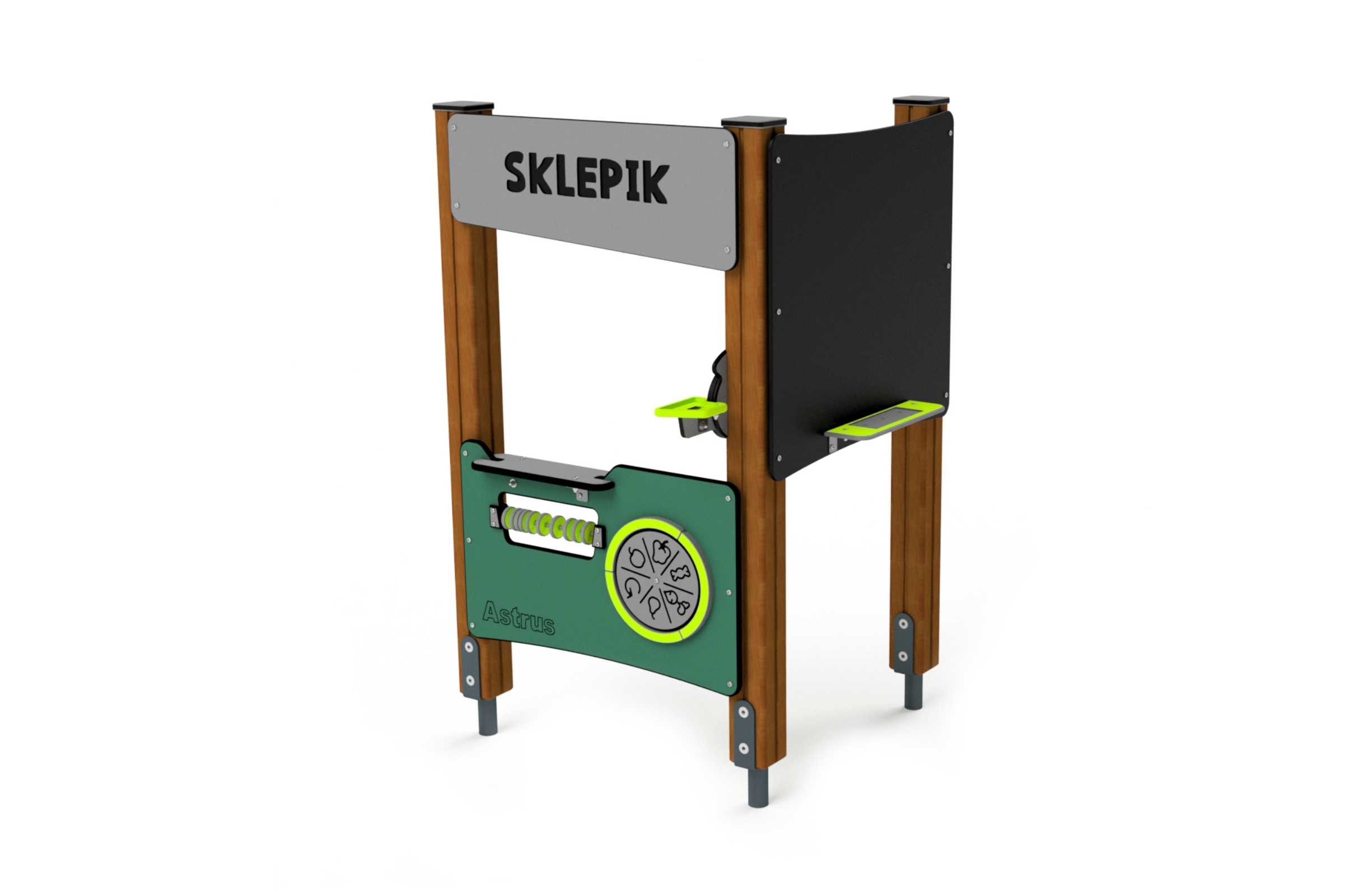 3304D Sklep z tablica do rysowania turkus 1