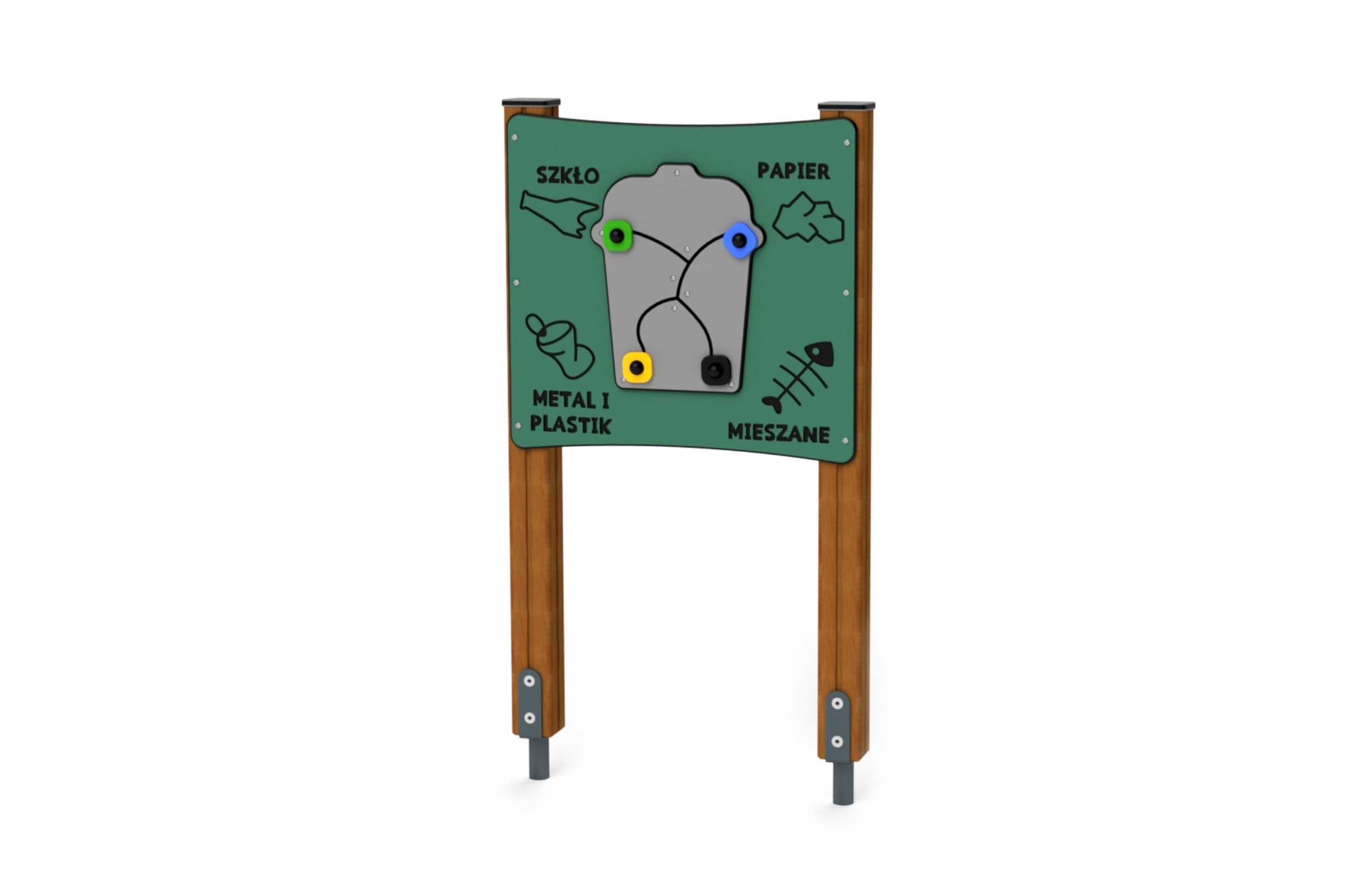 3316D Panel recykling turkusowy